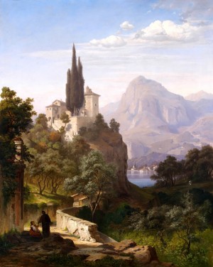 A distant castle